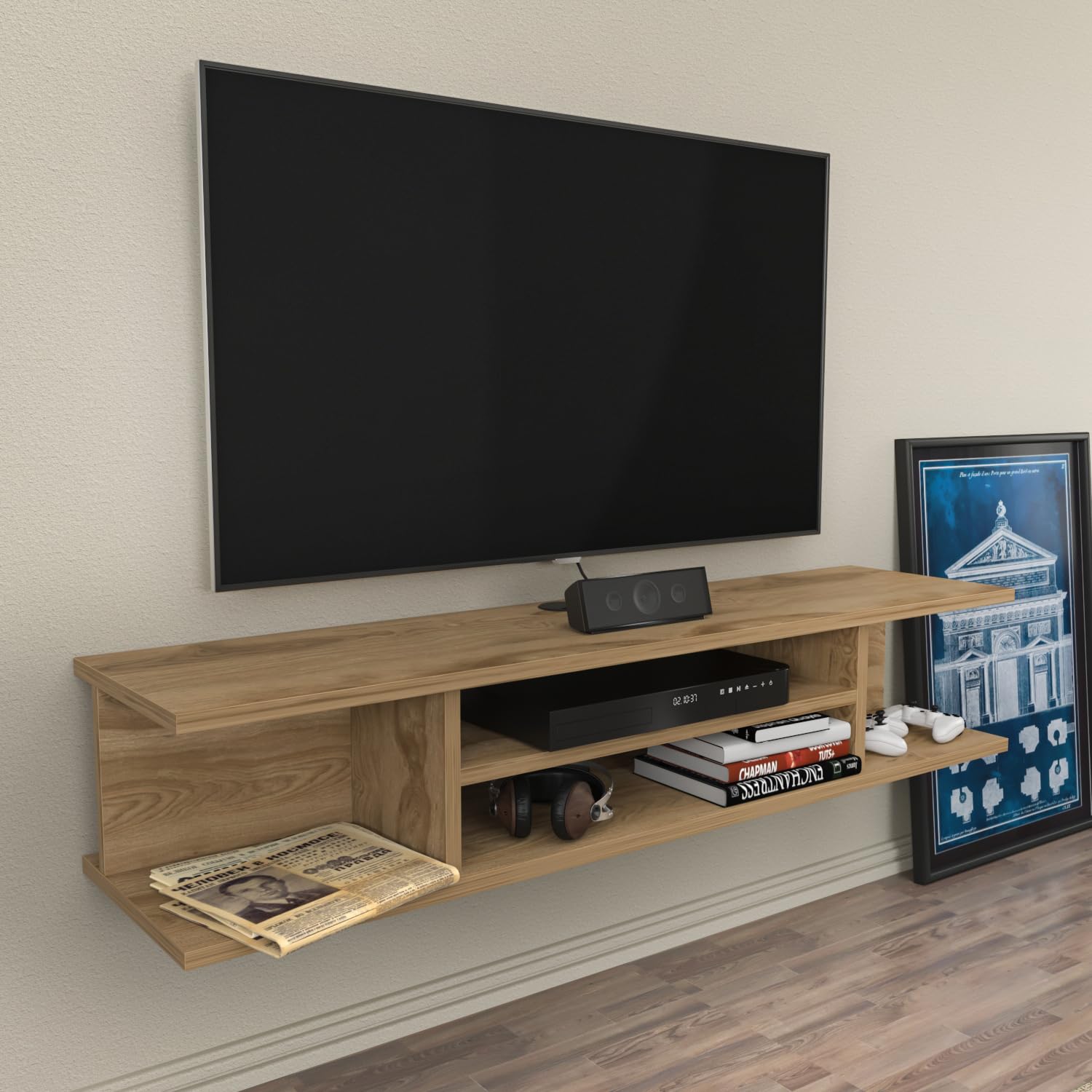 Amazon.co.jp: Decorotika ピボット 壁掛けフローティングテレビ